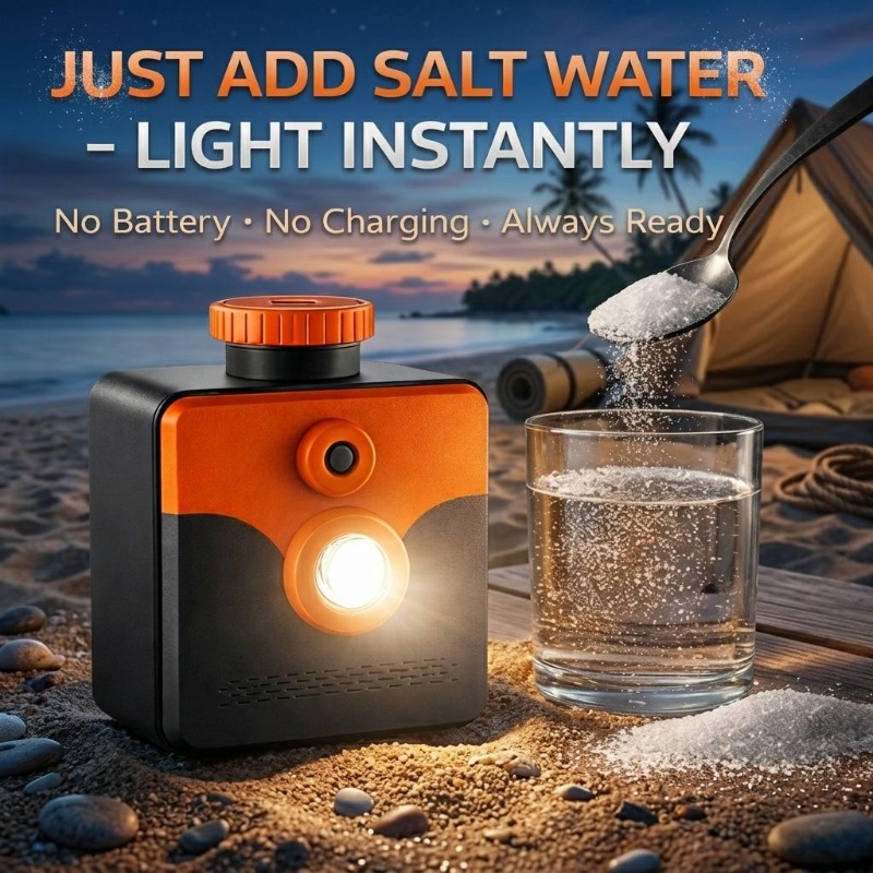 Power Outage Light - Lampu Air Asin, Lampu Darurat Bertenaga