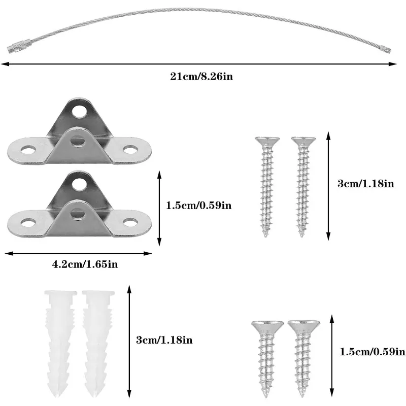 6 Set Pengaman Furnitur Anti T - Earthquake Anchor Strap ulasan dan harga